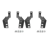CTRLZS 2X 1U Server Rack Depth Extender - 4-Inch/10 cm Deep Recessed Rack Mount Adapter Kit for Network Rack