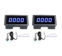 CTRLZS 2X 4 Digital LED Blue Tachometer RPM Speed Meter+Hall Proximity Switch Sensor NPN
