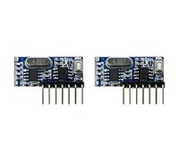 CTRLZS 2X 433mhz Superheterodyne Wireless Decoding Receiving Module 4 Channel Output Decoding Receiver for 433 Mhz Remote