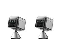 CTRLZS 2X 4G Camera Built-in Battery 4K IR Night Vision Low Power Consumption Motion Detection Video Surveillance Camera