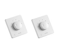 CTRLZS 2X 50 Volume Control 50W Volume Control Professional Safety 5 Gears Tuning Knob Volume Controller White