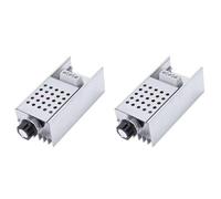 CTRLZS 2X AC 220V 10000W SCR Voltage Regulator Dimming LED Dimmer Motor Speed Controller Thermostat Dimer Power Supply