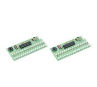 CTRLZS 2X Adjustable Display Pattern LED VU Meter Level Indicator Amplifier Audio 16 Dual Channel Lamp Light Green DC 8V to 12V