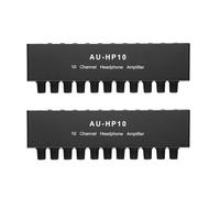 CTRLZS 2X AU-HP10 10 Channel Stereo Headphone Amplifier Audio 1Input 10 Output Preamplifier -Control NJM4556A