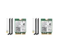CTRLZS 2X AX211NGW WiFi 6E Tri Band 2.4G/5G/6Ghz Wireless Network Wifi Card Bluetooth 5.3 AX211 M.2 CNVio Wifi Wireless Card