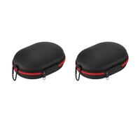 CTRLZS 2X Carrying Case Travel Storage Bag Protector Headphones Cover Earphone Hard Case for Solo 2 3 Studio 2.0 3.0 Red