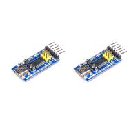 CTRLZS 2X FT232RL Module USB to TTL 5V 3.3V Debugger Download Cable to Serial Adapter Module for, FT232RL Blue