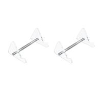 CTRLZS 2X Keyboard Display Stand, 1 Tier Transparent Acrylic Keyboard Stand, Mechanical Keyboard Display Stand