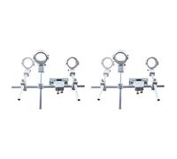 CTRLZS 2X KU Band LNB Holder Bracket Can Hold Up to Four Satellite LNB for Ku Antenna One Dish for Satellite TV Receiver