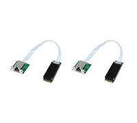 CTRLZS 2X M.2 B+M Single-Port 10GbE Network Card RJ45 Ethernet Network Adapter AQC107 Industrial Control Grade Server