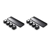 CTRLZS 2X Magnetic Cable Clips Cable Smooth Adjustable Cord Holder Under Desk Cable Management Wire Keeper Cable Holder