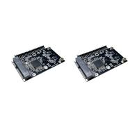 CTRLZS 2X MSATA SSD to 44Pin 2.5 Inch IDE Adapter Card 150MB/S MSATA to PATA Adapter Converter Card Adapter Card for Laptop