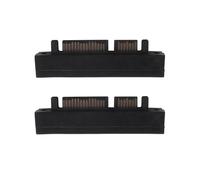 CTRLZS 2X Right Angled 90 Degree SFF-8482 SAS 22 Pin to 7 Pin + 15 Pin SATA Hard Disk Drive Adapter