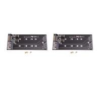 CTRLZS 2X SFF-8654 8I Split Card X8 to VROC Dual NVMe M.2 NGFF to Slimline NVME PCIe SSD SATA Adapter for Mainboard