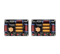 CTRLZS 2X Speaker Crossover 1300W High Power Two Frequency Divider One High Two Low for Double 10 Inch/12 Inch/15 Inch Speaker