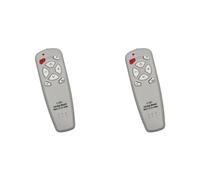 CTRLZS 2X Universal Infrared Learning Remote Control 8-Key Big Button Learning Type Remote Control for TV CD DVD Fan Remote