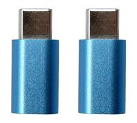 CTRLZS 2X USB C Data Blocker, USB C to C Data Blocker Blocks Data Transfer Protect Against Juice Jacking for Safe Charging Blue