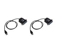 CTRLZS 2X USB to Parallel 36 Pin Centronics Printer Adapter Cable