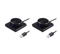 CTRLZS 2X USB Volume Control Lossless PC Computer Speaker Volume Controller Knob Adjuster Digital Control with One Key Mute