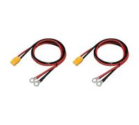 CTRLZS 2X XT90H to O Ring Terminal Cable,XT90H Female to O Ring Connector Cable for RC Lipo Battery FPV Drone