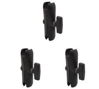 CTRLZS 3Pcs 15CM Length Aluminium Alloy Double Socket Arm for RAM with 1.5 Inch Ball Base Mount Motorcycle Camera Extension Arm