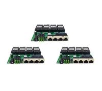 CTRLZS 3X 100M Reverse POE Fast Ethernet Fiber Switch 4F4E Output 12V Optical Media Converter Ethernet PCBA Placa Metro Board