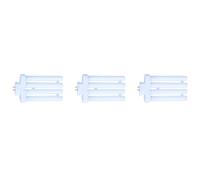 CTRLZS 3X 220V 27W 4 Pin Rows 6500K Double-H Quad Tube Compact Fluorescent Lamp Light Bulb