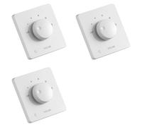 CTRLZS 3X 50 Volume Control 50W Volume Control Professional Safety 5 Gears Tuning Knob Volume Controller White