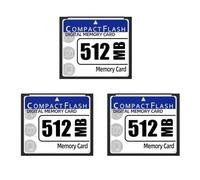 CTRLZS 3X 512MB Compact Flash Memory Card for Camera, Advertising Machine, Industrial Computer Card