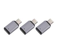 CTRLZS 3X 5A Magnetic Adapter USB C Male to Female 100W PD Fast Charging Magnet USB C Data Adapter OTG Connector, Straight