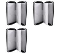 CTRLZS 3X CD Holder, 96 Capacity CD/DVD Case Holder Portable Wallet Storage Organizer Protective Storage Holder for Car Trave