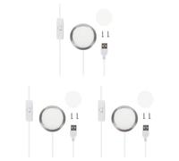 CTRLZS 3X DIY LED Night Light Kit for Custom Nightlights No 3D Parts Included Maker Treasure House Toy Model MH001 Warm White