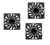 CTRLZS 3X Mute 120mm 12cm PWM Cooling Fan Slim 12mm,New 120X120X12mm DC 12V 0.25A 1400RPM Computer PC Case Chassis Cooler Quiet