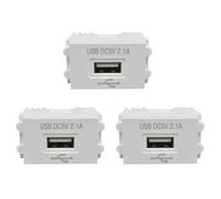 CTRLZS 3X Phone Charging Panel USB Power Module 220V Socket 5V Transformer 2.1A USB Charging Power Socket Switching Adapter