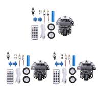 CTRLZS 3X Robot Programmable Robotic Kit Based on Microbit V2 and V1 for STEM Coding Education with Chargeable Battery(A)