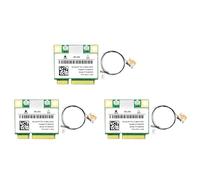 CTRLZS 3X RTL8822CE WiFi Card+Antenna 1200Mbps 2.4G+5Ghz 802.11AC Network Mini PCIe BT5.0 Support Laptop/PC 10/11