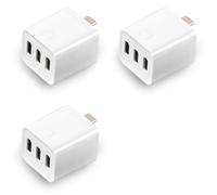 CTRLZS 3X Tuya Zigbee Type-C Adaptor Plug 3 Gang Mini USB-C Power Adaptor Charge Plug Timing Voice Control for
