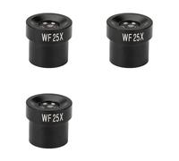 CTRLZS 3X WF25X Microscope Eyepiece 12mm Wide Field of View for 23.2mm Mount Port Biological Microscope