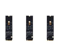 CTRLZS 3X Wireless M.2 E Key Slot to M.2 M Key Wifi Bluetooth Adapter for AX200 9260 Bcm94352Z Card NVMe PCI Express SSD Port