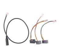 CTRLZS 4P4C RJ9 Cable,3.5mm Smartphone Headset to RJ9 Adapter Cable,Adapter Cable Converter for IP Phones Telephone and for MX10 Vista Modular Adapters