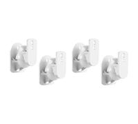 CTRLZS 4PCS Universal Speaker Wall Mount Bracket Ceiling Stand Clamp with Adjustable Swivel and Tilt Angle Rotation