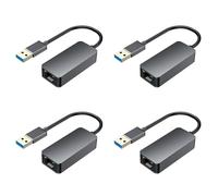 CTRLZS 4X 2500Mbps USB C Ethernet to RJ45 2.5G USB Wired Adapter RJ45 LAN Network Card for PC Laptop