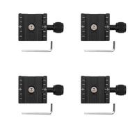 CTRLZS 4X Aluminium 50mm Quick Release Plate QR Clamp Fits Standard for Tripod Ballhead