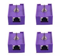 CTRLZS 4X Network RJ45 LAN CAT5/CAT6 Twisted Pair Control Switch Toggle Switch Network Cable Switch