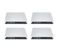 CTRLZS 4X PC Laptop External USB 3.0 DVD RW CD Writer Portable Optical Drive Burner Reader Player Tray Portable Drive Burner
