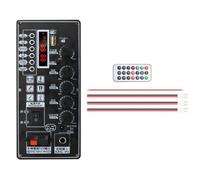 CTRLZS 50W Bluetooth 5.0 Amplifier Board 7.4V-12V Input,Power Adapter Cable Included MP3 Decoder Module with USB/AUX/FM Radio/Recording for DIY Speaker