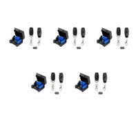 CTRLZS 5X 433 Mhz Wireless Switch Receiver DC 12V Single Relay Receiver Module with 10 Remote Transmitter