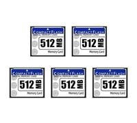 CTRLZS 5X 512MB Compact Flash Memory Card for Camera, Advertising Machine, Industrial Computer Card