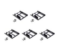 CTRLZS 5X Double Layer SSD Metal Frame 2.5 to 3.5 Internal Mounting Computer SSD Hard Drive Dual Desktop Converter Bracket