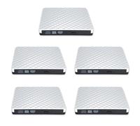CTRLZS 5X PC Laptop External USB 3.0 DVD RW CD Writer Portable Optical Drive Burner Reader Player Tray Portable Drive Burner